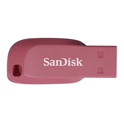 Image of SanDisk SDCZ50C 032G B35PE 32 GB Cruzer Blade USB 2.0 Flash Drive Electric Pink