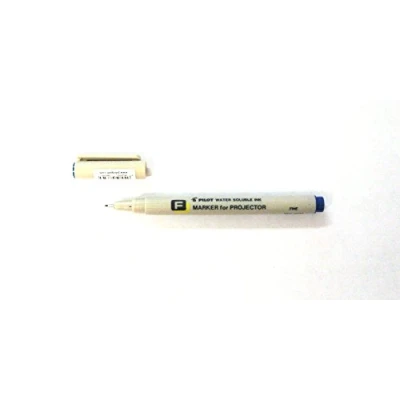 Image of Pilot OHP (Projector) Water Soluble Marker Pen Fine Tip, Blue Ink (Each)