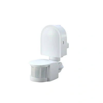 Image of Wall Mounted Multi Directional IP44 PIR Sensor White Ovia
