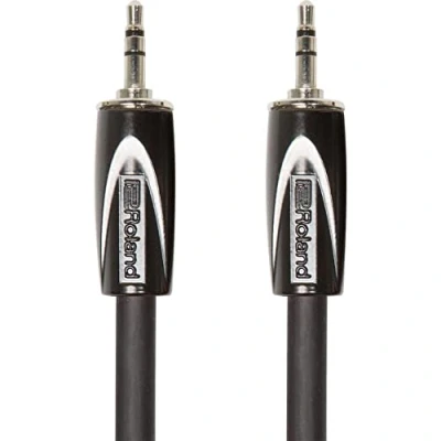 Image of Roland Black Series Interconnect Stereo Cable—1/8 Inch Trs, 10Ft / 3M Rcc 10 3535