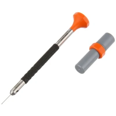 Image of Bergeon 55 680 6899 AT 050 Stainless Steel Ergonomic 0.5mm Screwdriver with Spare Blades Watch Repair Kit