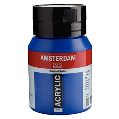 Image of Amsterdam Standard Series Acrylic Jar 500 ml Phthalo Blue 570 (17725702)