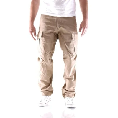 Image of Jack &amp; Jones Jpstkane Jjbarkley Cargo trousers, Men&#039;s, Size: 40x30, Elmwood