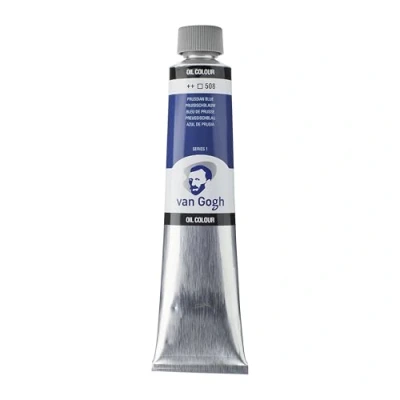 Image of Van Gogh Oil colour Paint, 200ml Tube, Prussian Blue 508