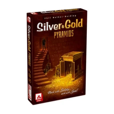 Image of NSV Nürnberger Spielkarten Verlag 10041765 0001 Silver &amp; Gold Pyramids, Yellow
