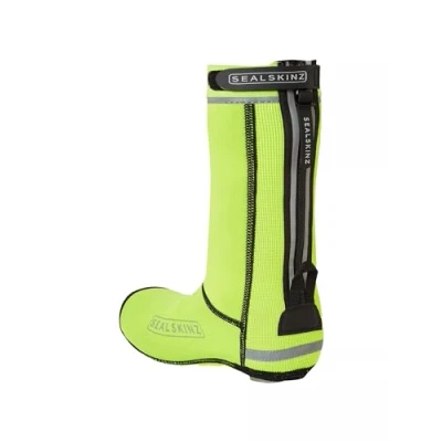 Image of SEALSKINZ Hempton, unisex Shoe cover, Amarillo neón.,