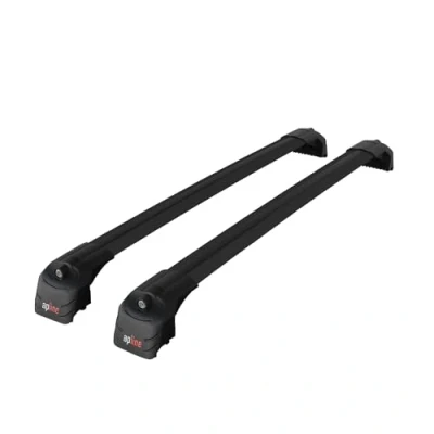 Image of accessorypart Compatible with Q7 (4M) 2016 2024 ACE 2 Car Roof Rack Cross Bar Black Aluminium Bars