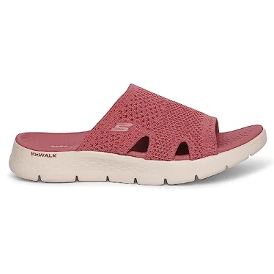 Image of Skechers Women&#039;s GO Walk Flex Sandal ELATION, Mauve Textile, 3 UK