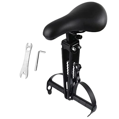Image of Bomoya Kids Bike Saddle for Mountain Bike, Removable Front Mounted Bicycle Seat 2 5 Years Kids, Fits All Adult Bikes (Seat)