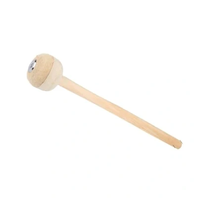 Image of Bnineteenteam Durable Maple Wooden Bass Drum Mallet Stick for Percussion Marching Band with Wool Felt Head Musical Instrument Accessories