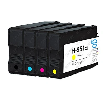 Image of 1 Go Inks Compatible Set of 4 to replace HP 950 &amp; 951 Printer Ink Cartridges (4 Inks) Black, Cyan, Magenta, Yellow Compatible/non OEM for Photosmart Printers