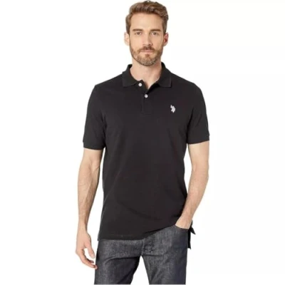 Image of U.S. Polo Assn. Men&#039;s Classic Shirt (Color Group 1 of 2), Black/White, S