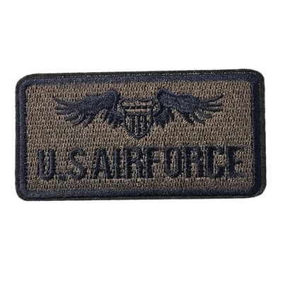 Image of Fat catz copy United States of America U.S. Airforce Wings Logo Embroidered Patch Badge Iron or Sew on 9cm x 4.5cm