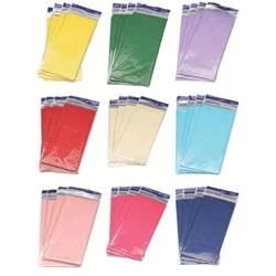 Image of Tissue Paper Assorted Colours (180 Pack)