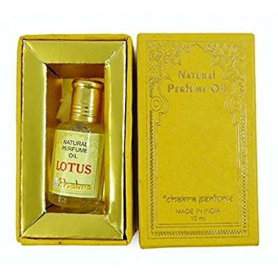 Image of Chakra 100% Pure Natural Perfume Fragrance Lotus Oil 10ml