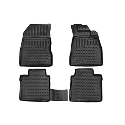 Image of Element 3D Rubber Floor mats designed for NISSAN Note Second generation (E12), 2012 2017 4 pcs.