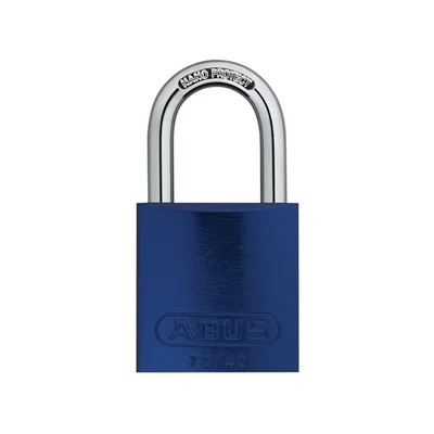 Image of Abus 72/40mm Aluminium Padlock Blue Keyed Alike TT60121
