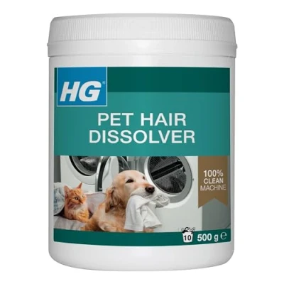Image of HG Pet Hair Dissolver, Remover for Clothes &amp; Textiles, Dog Cat Detergent Washing Machine, Friendly Machine Safe 500g