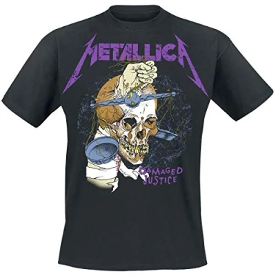 Image of Metallica Damage Hammer T Shirt Black L