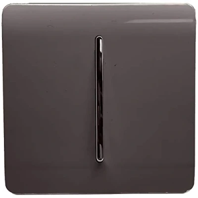 Image of Trendi 1 Gang Way Artistic Modern Glossy 10 Amp Rocker Tactile Light Switch