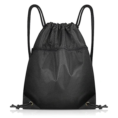 Image of Czyan Drawstring Bag, Gym Bag Swim Pe Bags For Kids Waterproof Swimming Sports Back Pack Suitable School Beach Travel