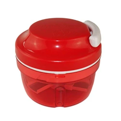 Image of Tupperware Turbo Chef Speedy Boy Onion Cutter Red 10124