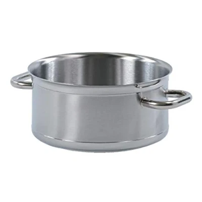 Image of Matfer Bourgeat Tradition Plus Stainless Steel Casserole Pan 28cm