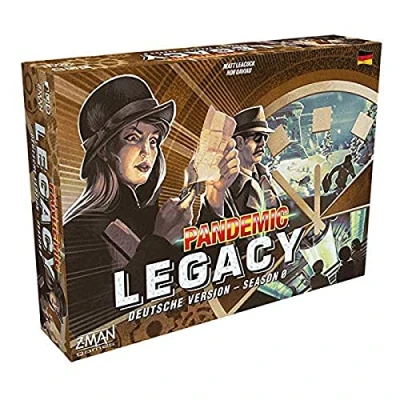 Image of Z Man Games ZMND0011 Board Game &amp; Extension, Multicoloured, 4. Pandemic Legacy