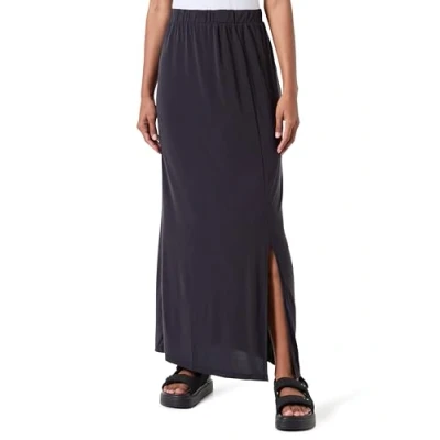 Image of PIECES Women&#039;s Pcanora Hw Ankle Skirt Bc Maxi, Black, S