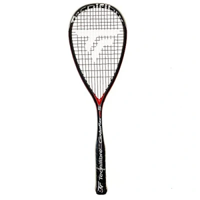 Image of Tecnifibre Carboflex 125 S Adult Squash Racquet, Black, One Size