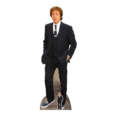Image of Star Cutouts CS802 Paul McCartney Lifesize Cardboard Cutout with Free Table Top for Fans