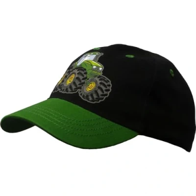 Image of John Deere Boys&#039; Baseball Cap, Black, Toddler