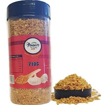 Image of Humis Crispy Fried Garlic 210 Gram Granules