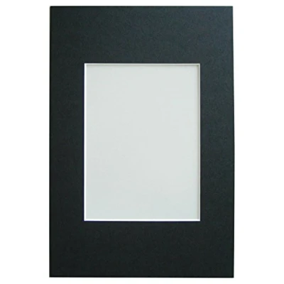 Image of walther Design PassepArtouts Black for Frame format: 18 x 24 cm, Picture 13 cm PA825B