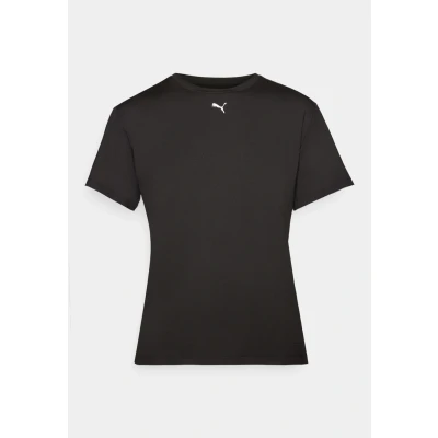 Image of Puma TEE Sports Tshirt, Women&#039;s, Size: Medium, Black/white