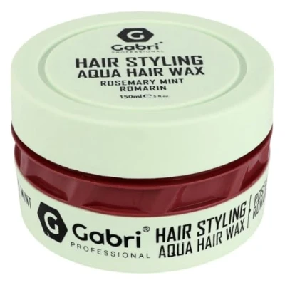 Image of Gabri Hair Styling Wax 150ml Gel Edge Control Maximum and Long Lasting Men &amp; Women (Rosemary Mint)