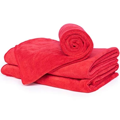 Image of cosey Soft microfibre towel, 3 pack size S, blue