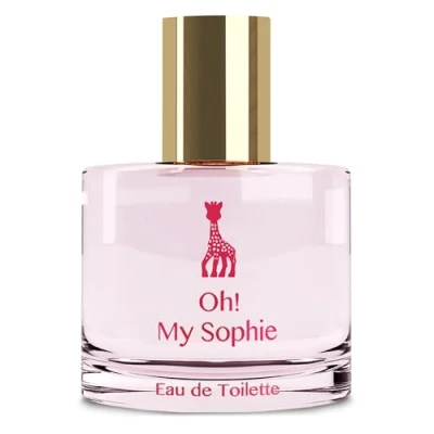 Image of Sophie La Girafe Oh! My Eau de Toilette Perfume Fresh and Juicy Fragrance of Red Fruit with Musk, For Mothers &amp; Children (Over 5 Years), Vegan Baby Safe, 50ml