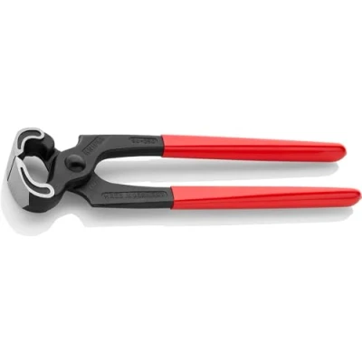 Image of Knipex Carpenters&#039; Pincers black atramentized, plastic coated 250 mm 50 01