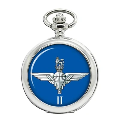 Image of Giftshop UK 2nd Battalion Parachute Regiment, British Army Full Hunter Pocket Watch