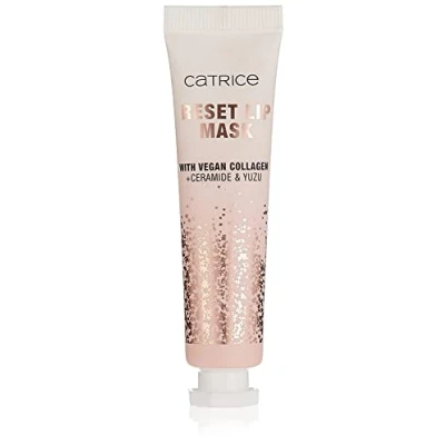 Image of Catrice Holiday Skin Reset Lip Mask, Transparent, Anti Ageing, Moisturising, Smoothing, with Vitamins, Nourishing, Regenerating, Repairing, Translucent, Natural, Shiny (15 ml)