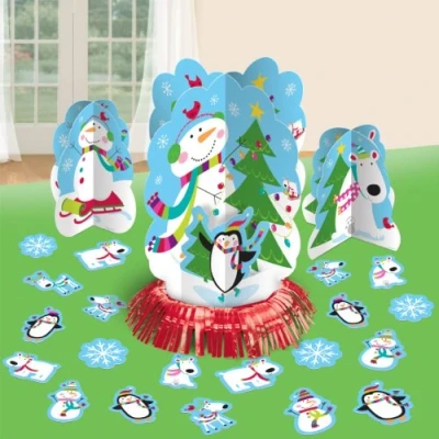 Image of Joyful Snowman Christmas Table Decorating Kits