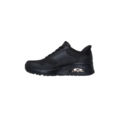 Image of Skechers Women&#039;s UNO BANKSIA Sneaker, Black, 8 UK