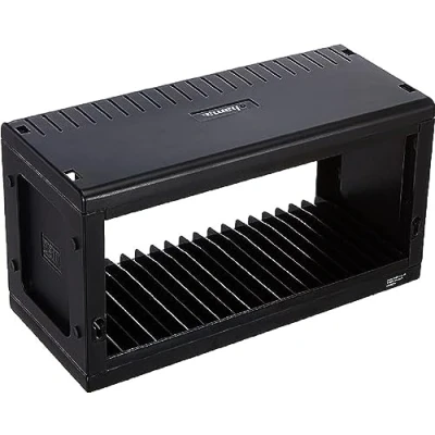 Image of Hama CD Rack for 20 CDs Storage Hanging or Standing, Space Saving, Small Stand, the Office Any Room Black
