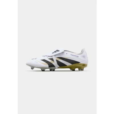 Image of adidas Performance Predator PRO Moulded stud football boots, Men&#039;s, Size: 12, Footwear white/core black/gold metallic shoes