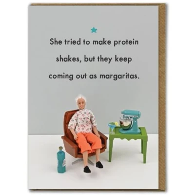 Image of Bold &amp; Bright Funny Birthday Card ‘Margaritas’ Hilariously Cards For Women Cheeky Her Female Friends Mates Partner Novelty Humour