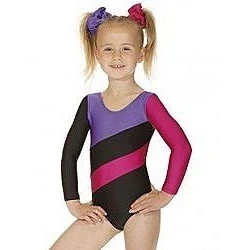 Image of Roch Valley Hop Leotard Black/Purple/Raspberry Size 1