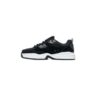 Image of DC Shoes Ascend Trainers, Size: 8, Bkw black white Suede