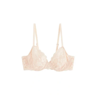 Image of Lindex Unpadded Triangle bra, Women&#039;s, Size: 34C, Light pink