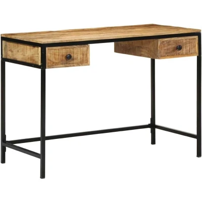 Image of vidaXL Desk 105x50x75 cm Solid Wood Mango